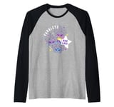 Furby Furblets Noo Lah! Outlines Cute Group Shot Raglan Baseball Tee