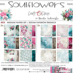 Craft o Clock Paper Pad 8x8 - O Soulflowers + Basic