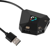 Adaptateur De Clavier Et Souris Filaire Pour Ps4, Ps3, Xbox One, Xbox 360, Switch/Switch Lite Console Avec Port De Type C, Prise En Charge De La Cartographie Personnalisée