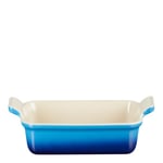 Le Creuset - Heritage rektangulär ugnsform 19x15 cm Azure