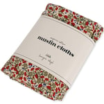 Konges Sløjd 3pk muslin cloth - carnations