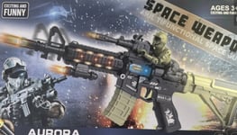 Aurora Space Weapon Gun Toy For Kids Perfect Gift With Light & Sound