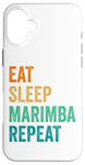 iPhone 16 Plus Funny Marimba Instrument Pun for a Marimba Player Case