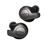 Jabra Elite 65t Earbuds – Passive Noise Cancelling Bluetooth Earphones with Four-Microphone Technology for True Wireless Calls and Music – Titanium Black