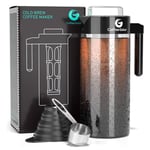 Coffee Gator Cold Brew Coffee Maker BPA-Free Filter and 1.4l Glass Carafe