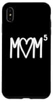 iPhone XS Max Mom to the Fifth Power Mother of 5 Five Children Gift Case