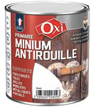 Peinture minium primaire sous couche antirouille blanc 0.5L anticorrosion métaux