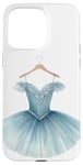 Coque pour iPhone 15 Pro Max Blue Ballerina Girl Tutu de danse lyrique musicale