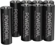 8pcs Piles AA Rechargeables 2800mAh 1,2V LR6 NiMH Batterie Rechargeable 1200 Cycles Haute Capacité Accu.[G336]