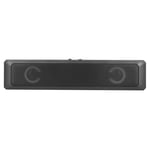 Stereo Soundbar, A4 Wired Computer Soundbar RGB Light Effect Stereo Bass Speaker Home Audio Speaker