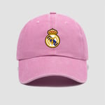 NY Real Madrid Champions League klubbsportträningshatt baseballkeps för män och kvinnor liten fräsch mjuk keps pink