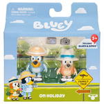 Bluey On Holiday Bingo Figures Hat Hats Shoes Sandals Backpack 2 Figures In Pack