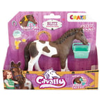 Cavally Box Set Blitz - Jouet Cheval Fille à Collectionner, Figurine Cheval Paint réaliste avec Accessoires & Effets spéciaux