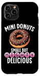 Coque pour iPhone 11 Pro Mini Donuts Petits mais Puissants Délicieux Mini Donuts