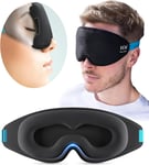 100% Blackout Sleep Masks for Women & Men - Sleeping Mask - Zero Eye Pressure B