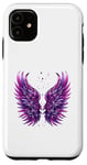 iPhone 11 Purple Angel Wings Case