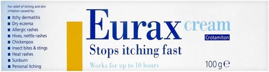 Eurax Itch Relief Cream, Ideal For Dry Skin Conditions, Allergic Rash, Anti-Itch