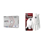 Callaway Golf Chrome Soft X LS Golf Balls (2022 edition) & Footjoy CabrettaSof Golf Glove