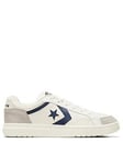 Converse Mens 90s Sport Leather Ox Trainers - Off White, Off White, Size 6, Men