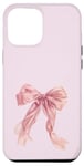 iPhone 12 Pro Max Baby Pink Bow Cute Coquette y2k Clean Girl Aesthetic Women Case