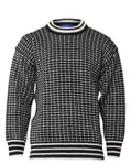 BrÃÂ¥tens Bråtens Islender Sweater - 100% Ull (Svart / Vit, 3XL) 3XL Svart Vit