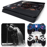 Kit De Autocollants Skin Decal Pour Console De Jeu Ps4 Slim Crane D'horreur Complet Du Corps, T1tn-Ps4slim-6518