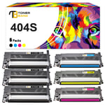 6 Toner Compatible For Samsung Xpress C430W C480W C480FW C480 CLT-K404S CLT-404S