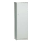 Sarmog - Armoire Multifonction Une Porte Blanc 46x34x h147 cm