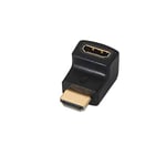 AISENS A121 – 0124 – Adaptateur HDMI coudé, Couleur Noir