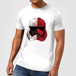 T-Shirt Homme Casque Stormtrooper Effet Cubiste - Star Wars - Blanc - S - Blanc