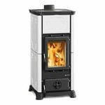 Nordica 711260 Poêle à Bois 6,5kW Emiliana Blanc 5 Étoiles