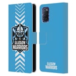 OFFICIAL GLASGOW WARRIORS GRAPHICS LEATHER BOOK WALLET CASE FOR OPPO PHONES