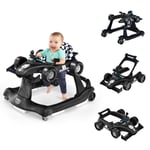 4-in-1 Baby Walker Adjustable Folding Infant Walker Baby Toy Activity Center