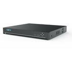 Caméra de Surveillance Enregistreur 36 Canaux nvr 6K 12MP, Support Caméra ip hd Enregistrement Continu 24/7, Système d'Alarme o/i intégré, 3 Baies