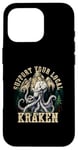 Coque pour iPhone 16 Pro Kraken Cryptozoologie Cryptozoologie Kraken