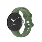 EIDERWOOD Google Pixel Watch 1 / 2 / 3 Silikon Smartwatch Rem - Grön