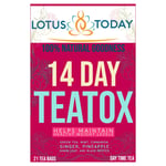 14Day Detox Tea - Caffeinated Green Tea Teatox with Cinnamon & Ginger 21Tea Bags