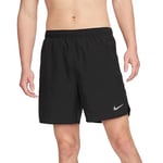 NIKE DV9359-010 M NK DF Challenger 7BF Short Shorts Men's Black/Black/Black/Reflective SILV Size L