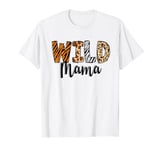 Wild Mama Zoo Born Two Be Wild B-day Safari Jungle Animal T-Shirt