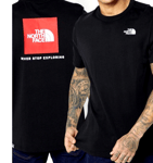 New Mens The North Face Redbox T Shirt Crew Neck Short Sleeve Black Size L