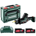 Metabo POWERMAXX SSE 12V Cordless Brushless Sabre Saw 2x2.0Ah Batt,Charger,Case