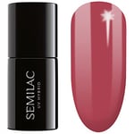 Semilac Vernis à ongles gels semi-permanents UV 400 Rusty Red 7ml