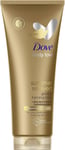 Dove Summer Revived Medium to Dark Gradual Tanning Lotion for a Sun-Kissed Glow 