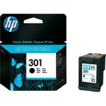 Genuine Original HP 301 Black Ink Cartridge For DeskJet 2542 Printer - Boxed