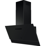 AEG DVE5971HR 90cm Matt Black Glass Designer Screen Hood with Touch on Glass and LED Lighting