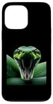 iPhone 13 Pro Max Green Anaconda Shirt Gothic Snake Venomous Serpent Reptile Case