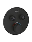 Grohe Grohtherm SmartControl Termostat til indbygning med to ventiler, Phantom Black