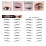 Tattoo Eyebrow Stickers Hair Like Peel Off 6D Waterproof Semi Permanent Eyeb REL