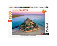 Nathan - Puzzle 1500 pièces - Le Mont-Saint-Michel - Adultes et enfants dès 14 ans - Puzzle de qualité supérieure - Encastrement parfait - Collection Évasion - 87805