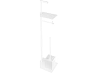 Kapitan Stand With Toilet Paper Holder And Brush Kapitan Neo 96 81 66 White Matt